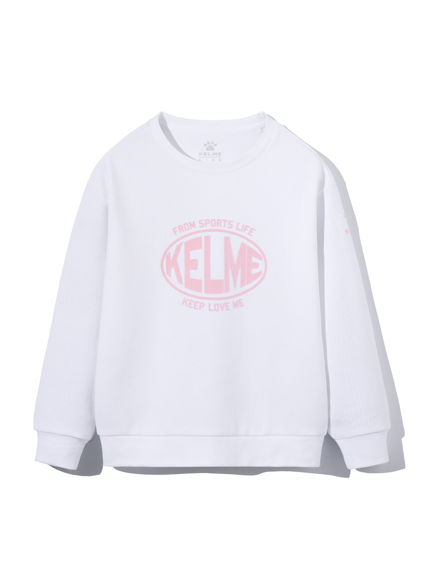 Детский свитшот KELME Round Neck Sweater White