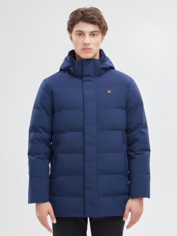 Пуховик KELME Medium Down Jacket Dark Blue