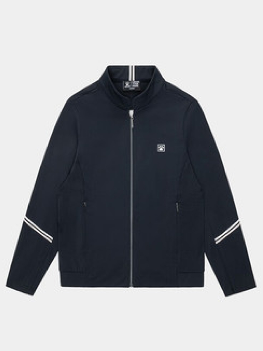 Олимпийка KELME Knitted Stand Collar Jacket Dark Blue