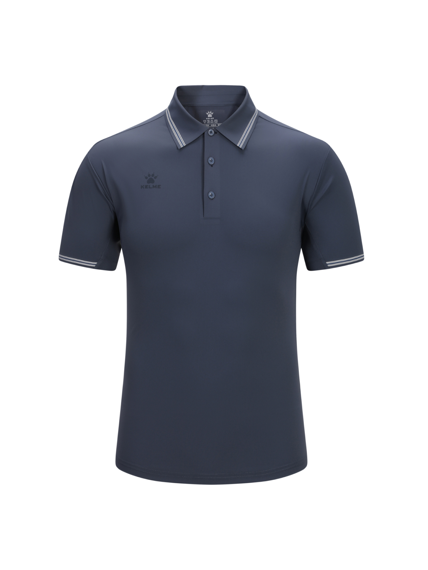 Футболка-поло KELME Men's Polo Shirt Dark Blue