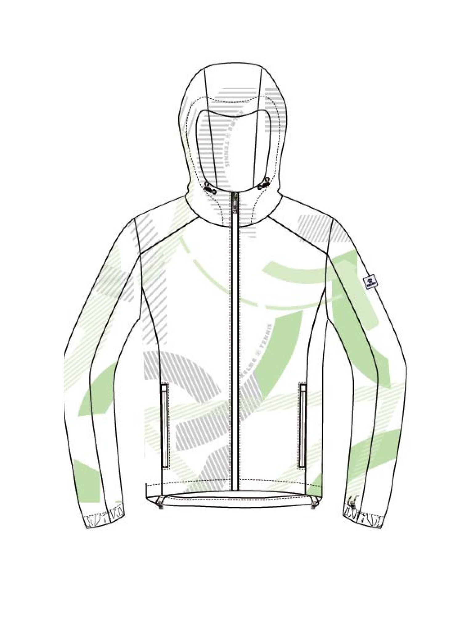 Ветровка KELME Woven Skin Clothes White