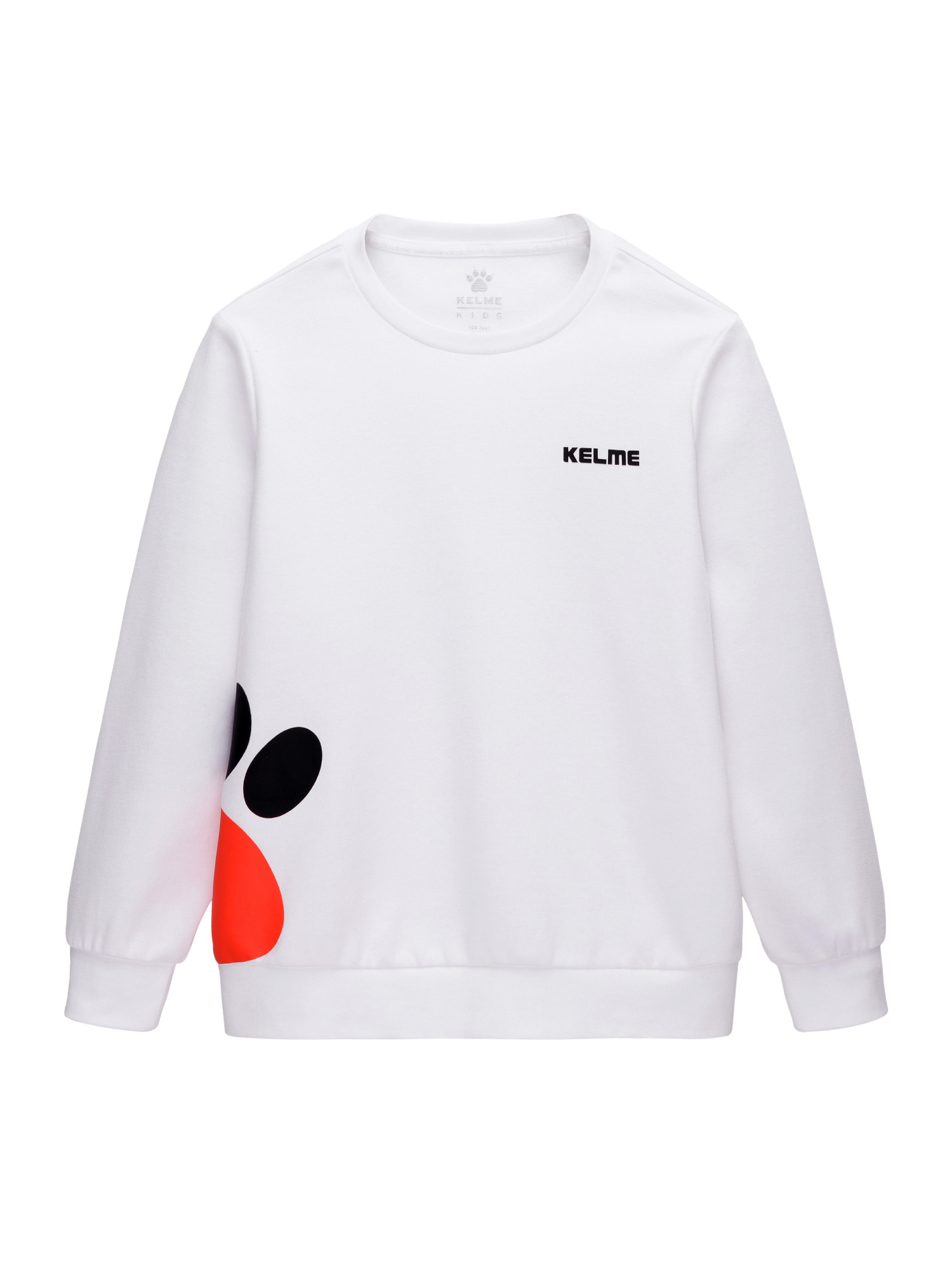 Детский свитшот KELME Round Neck Sweater White