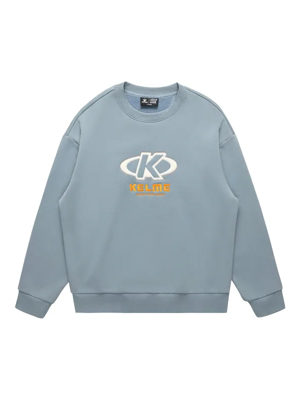 Свитшот KELME Fleece Crew Neck Sweatshirt Blue