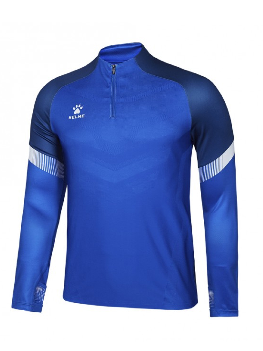 Детская олимпийка KELME Knitted Training Jumper Kid Blue
