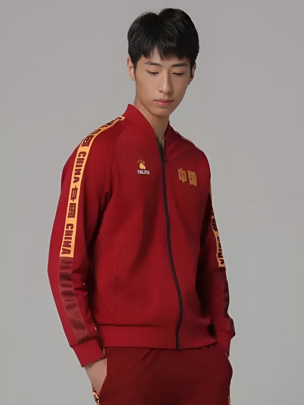 Бомбер KELME Men's Knitted Jacket Red