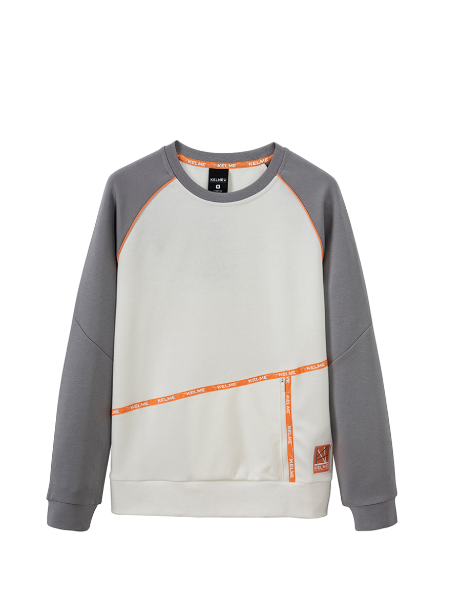 Свитшот KELME Pullover Sweater (White/Grey)