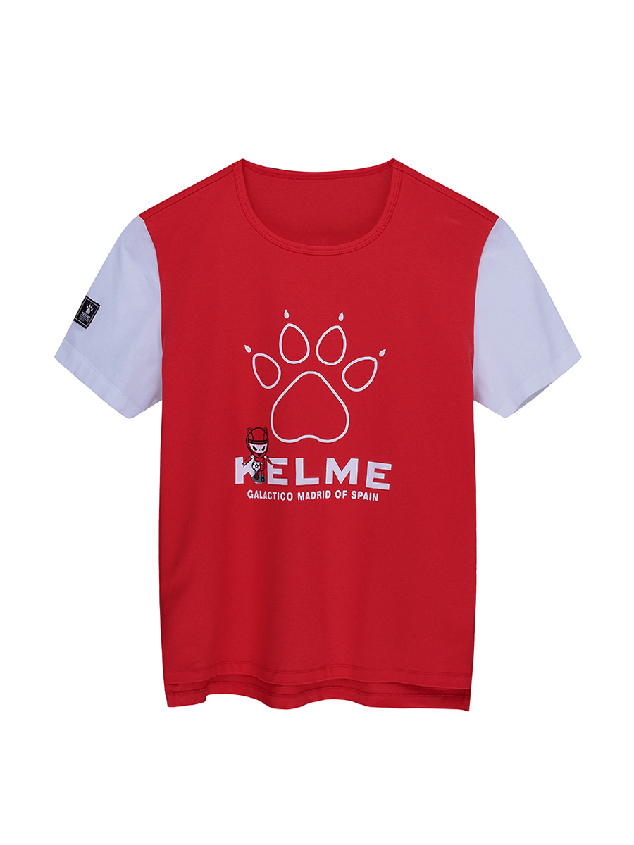 Детская футболка KELME Boys Short Sleeve T-Shirt Red