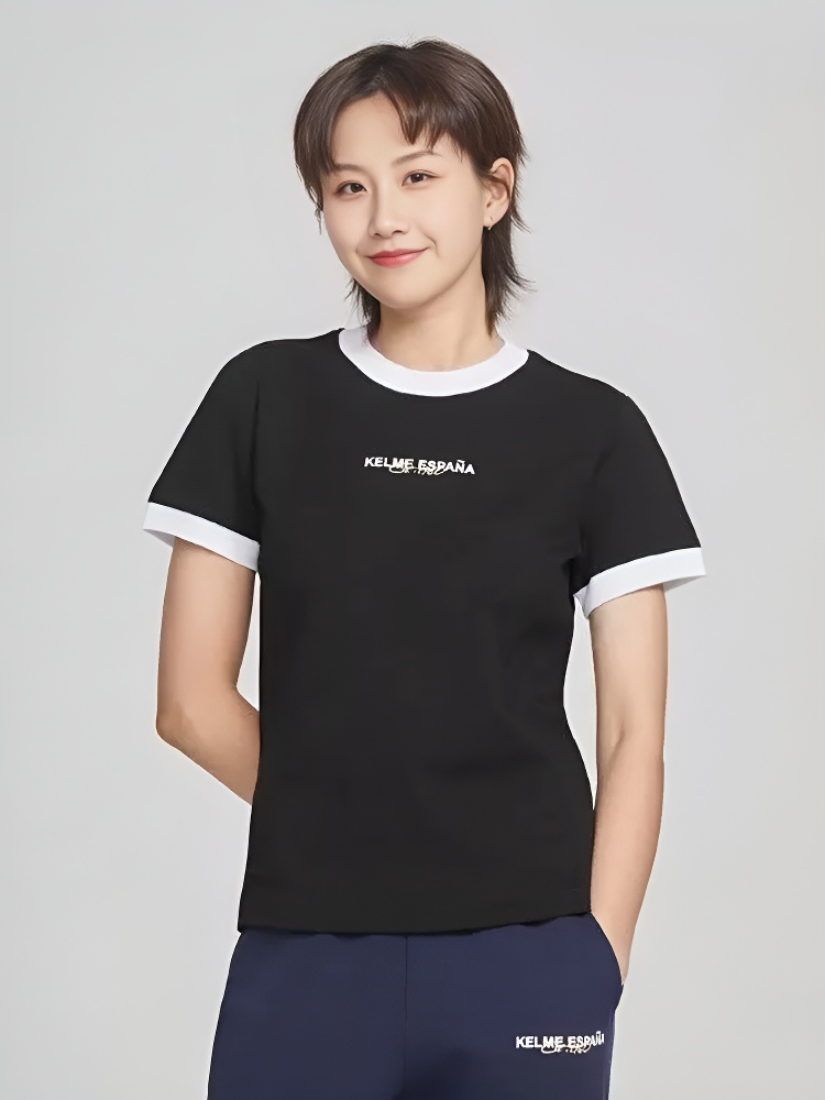 Футболка KELME Round Neck Long Sleeve T-Shirt Black