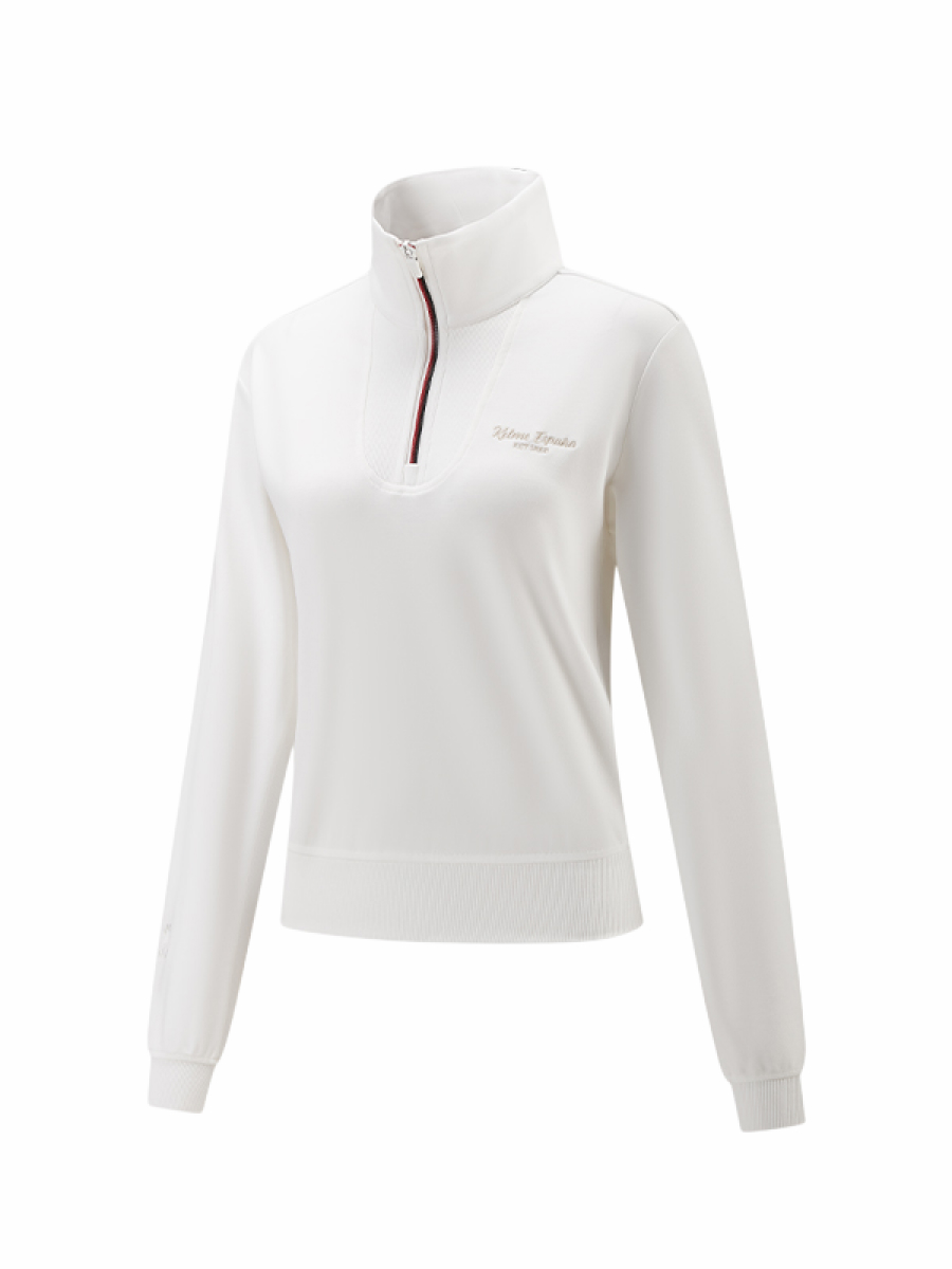 Свитшот KELME Half-Open Sweatshirt White