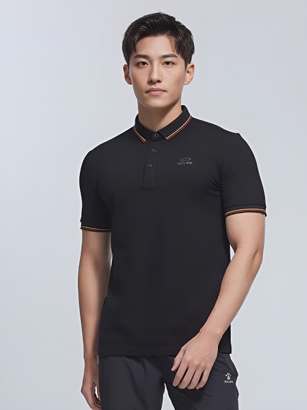 Футболка KELME Short Sleeve Polo Black