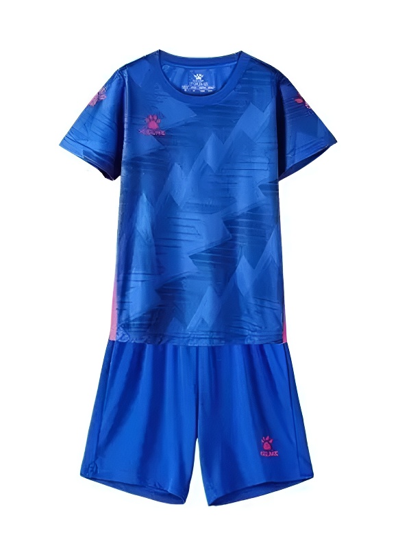 Детская футбольная форма KELME Short Sleeve Football Suit Blue
