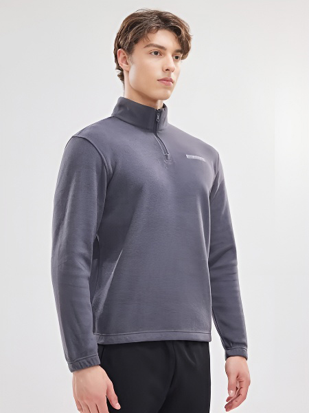 Олимпийка KELME Half Open Sweatshirt Dark Grey