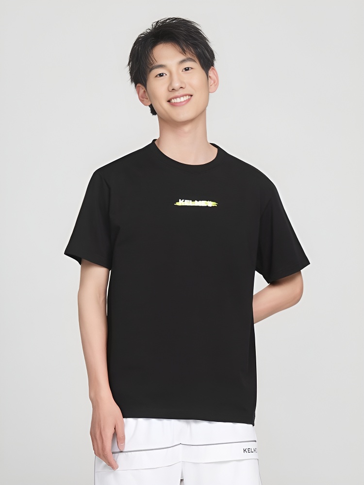 Футболка KELME Round Neck Short Sleeve T-Shirt Black