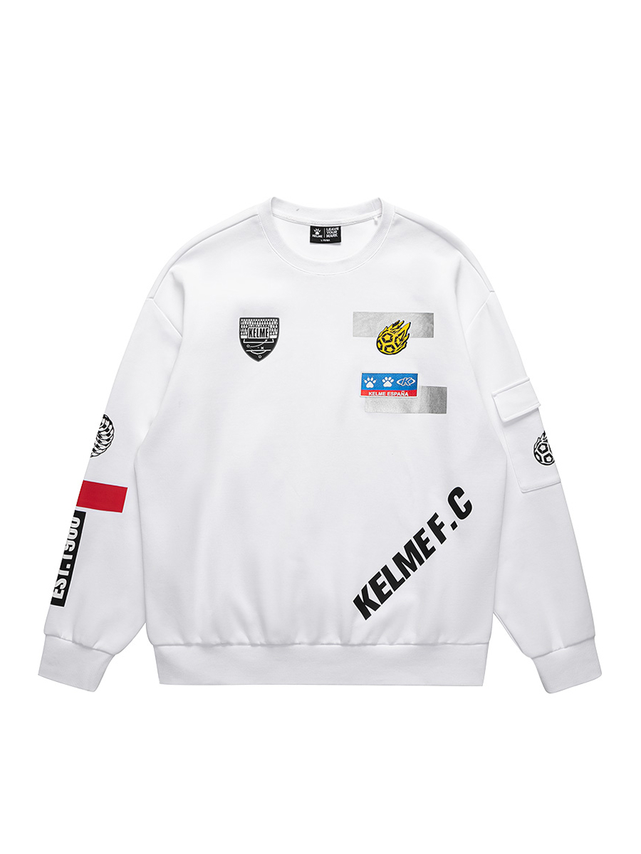 Свитшот KELME Crew Neck Sweater White