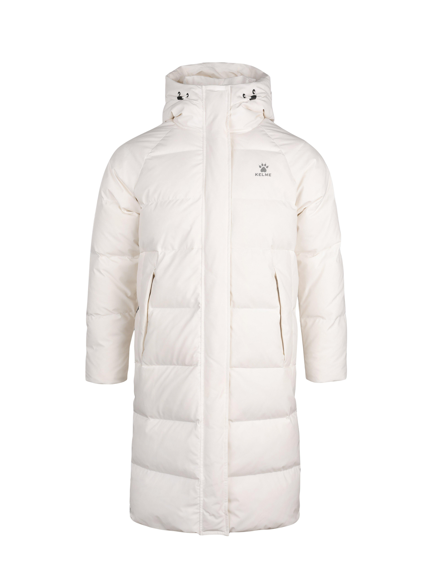 Пуховик KELME Women's Long Down Jacket White
