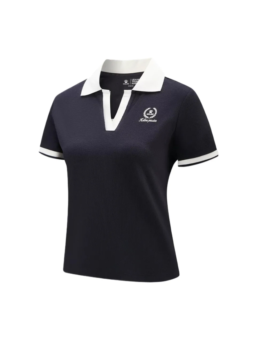 Футболка-поло KELME Short-sleeved Polo Shirt Dark Blue