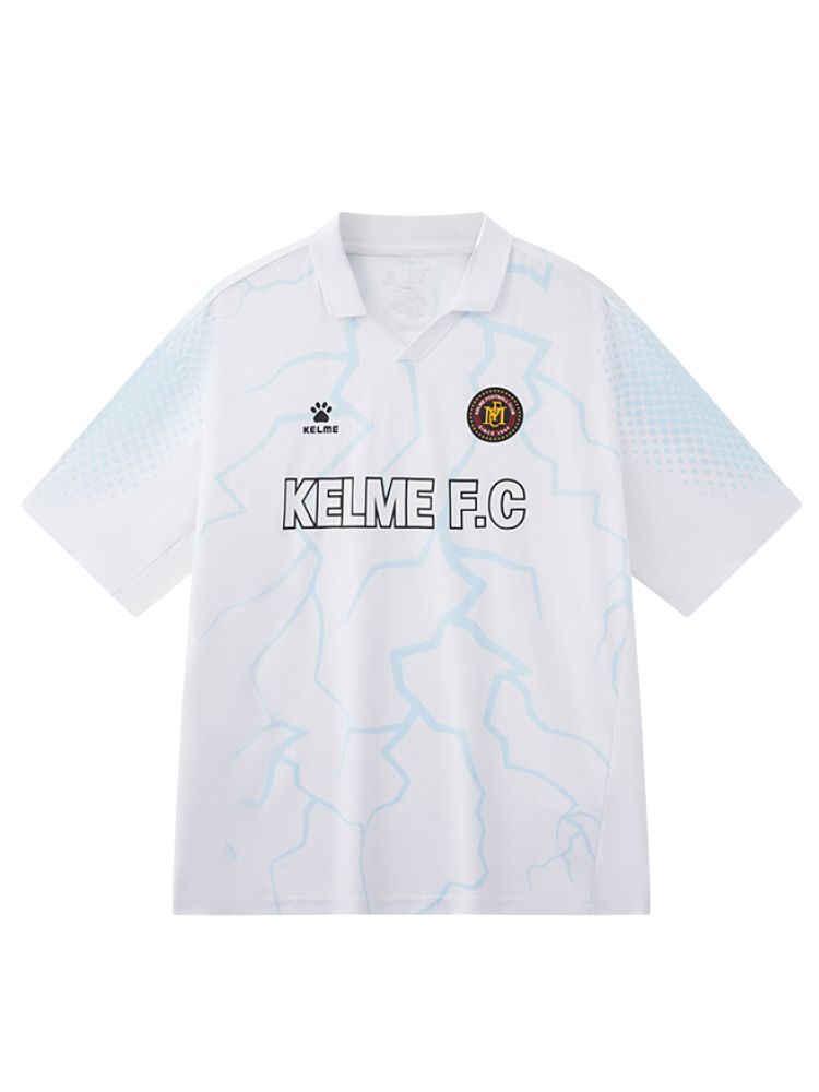 Футболка KELME Lapel T-shirt White