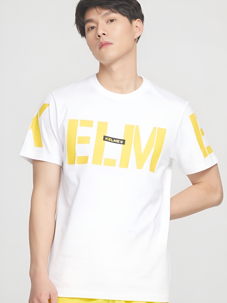 Футболка KELME Round Neck Short Sleeve T-Shirt White
