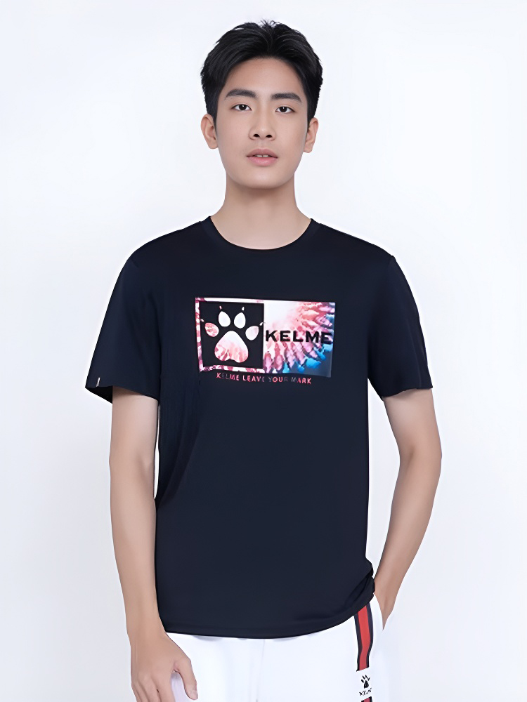 Футболка KELME Short Sleeve T-Shirt Dark Blue