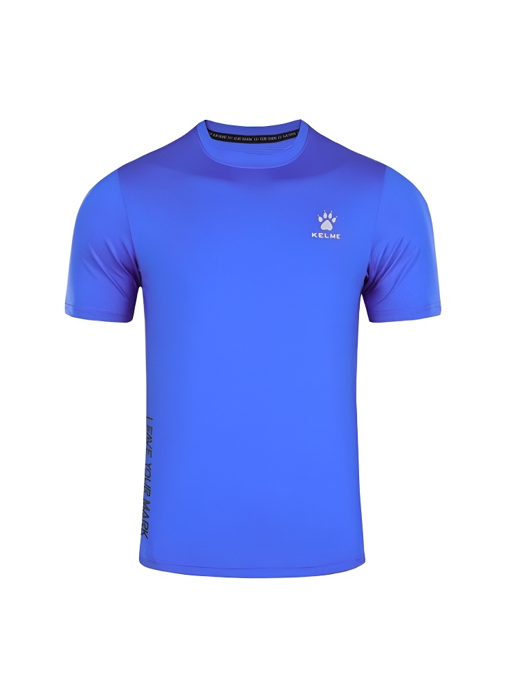 Футболка KELME Round Neck Short Sleeve T-Shirt Blue