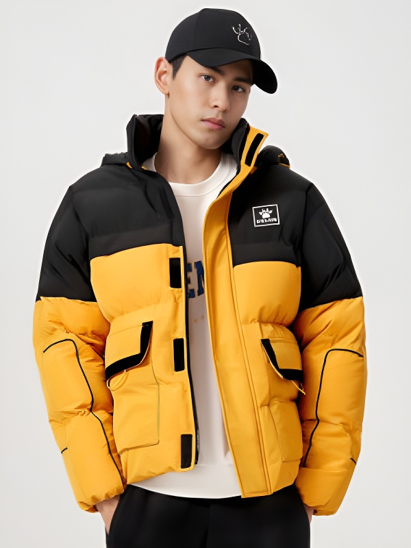 Пуховик KELME Cotton Сlothes (Yellow/Black)