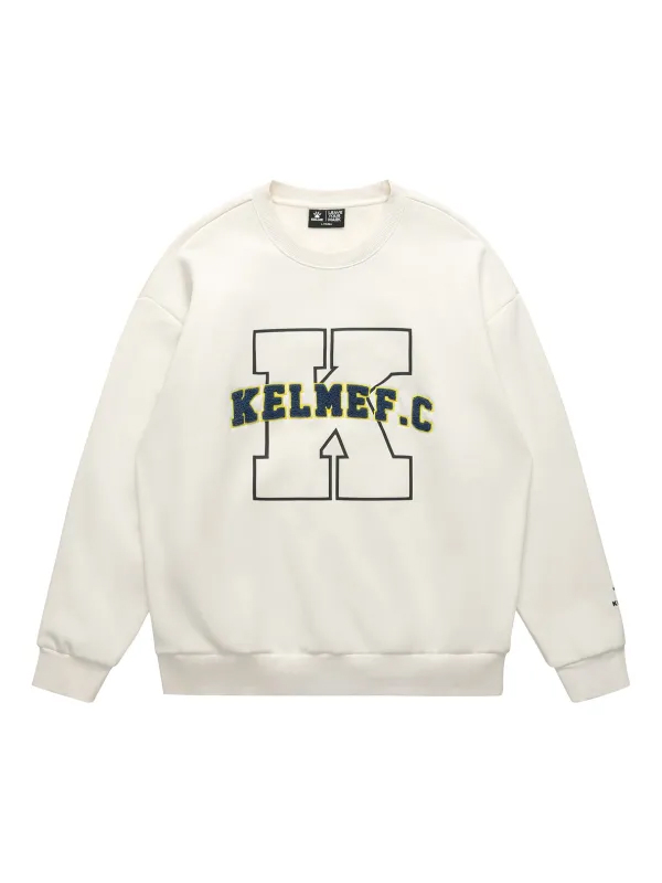 Свитшот KELME Fleece Crew Neck Sweatshirt White