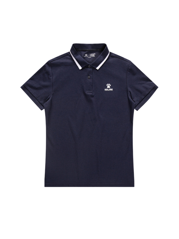 Футболка-поло KELME Short Sleeve Polo Shirt Blue