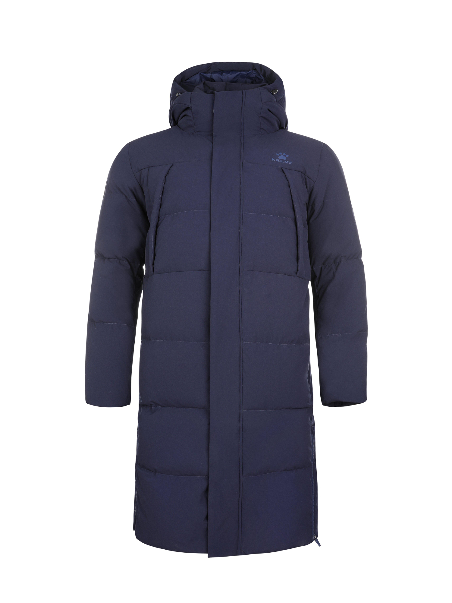 Пуховик KELME Long Down Jacket Dark Blue
