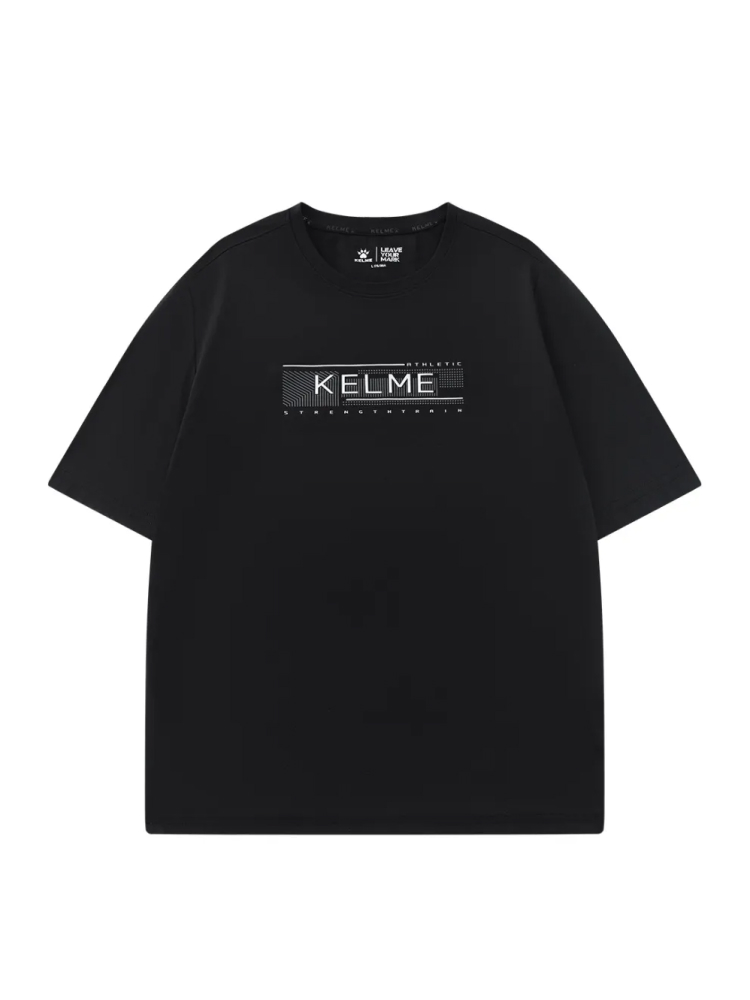 Футболка KELME Crew Neck Short-sleeved T-shirt Black