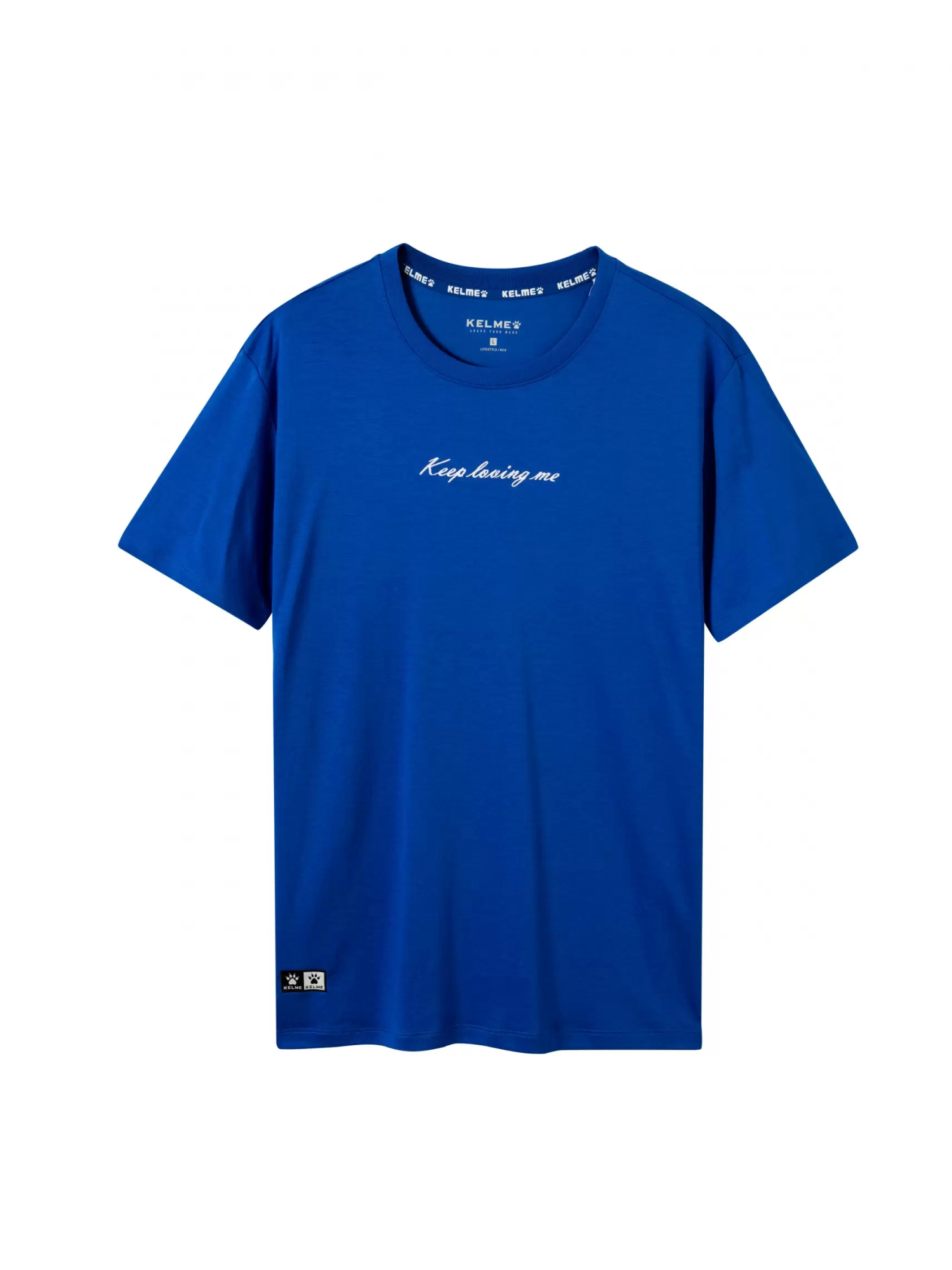 Футболка KELME Round Neck Short T Blue