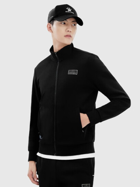 Олимпийка KELME Knitted Stand Collar Jacket Black