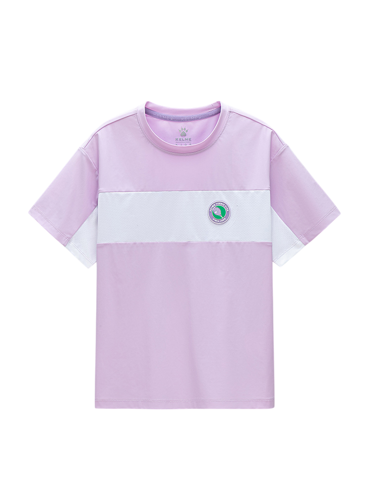 Детская футболка KELME Short Sleeve T-Shirt Light Purple