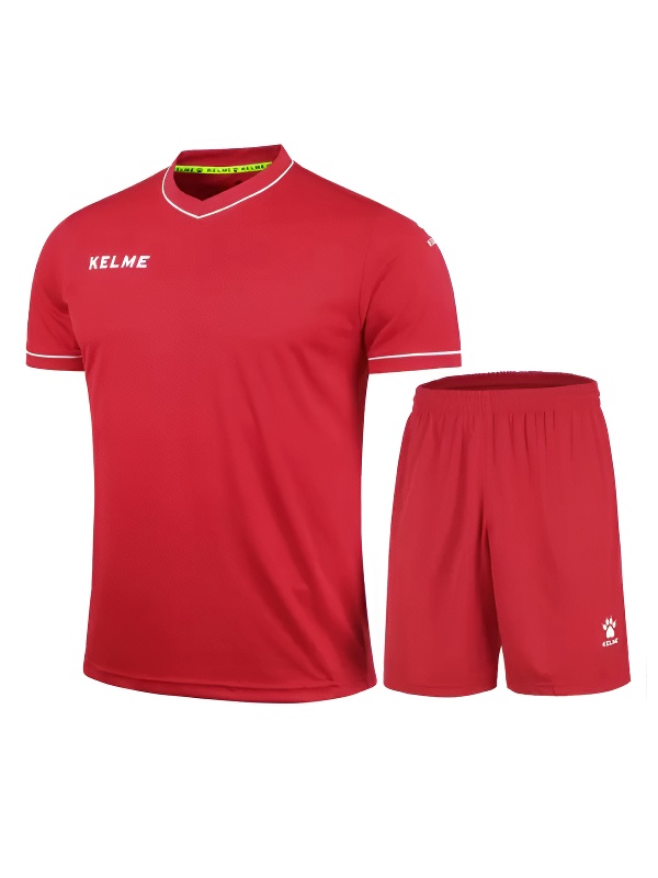 Детская футбольная форма KELME Short Sleeve Football Kid Set Red