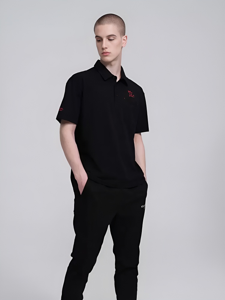 Футболка-поло KELME Short Sleeve Polo Shirt Black