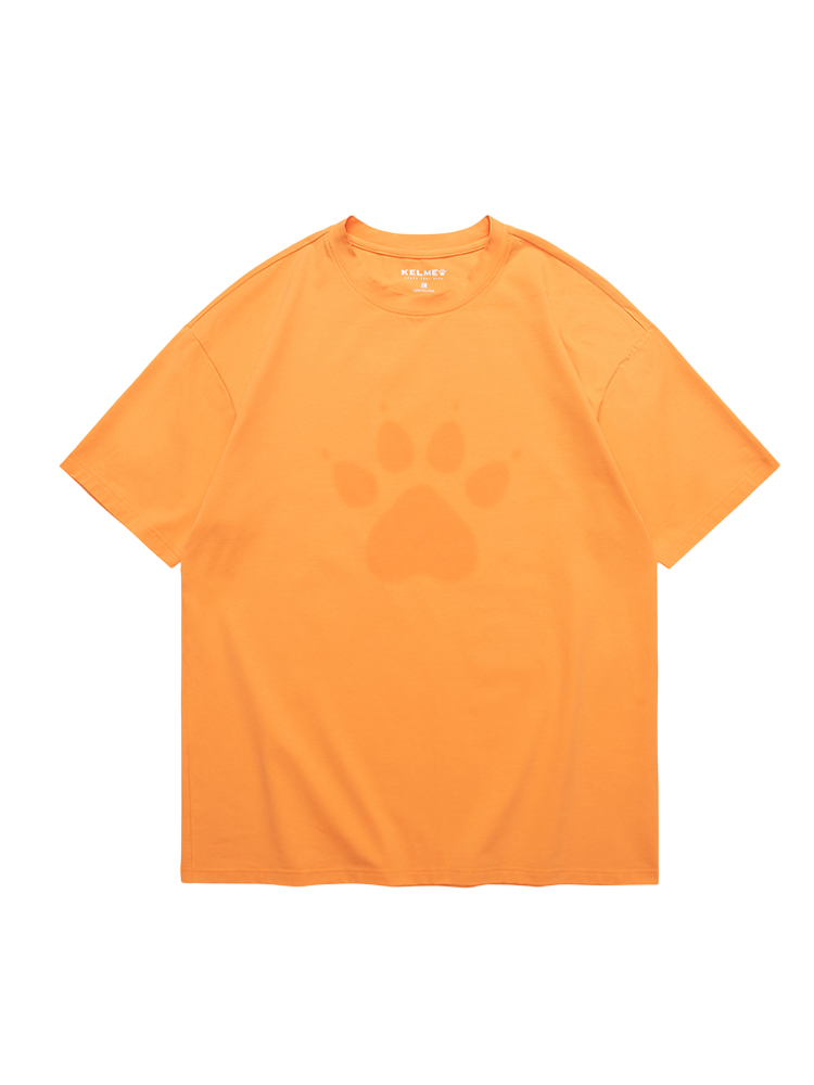Футболка KELME Round Neck Short Sleeve T-shirt Orange