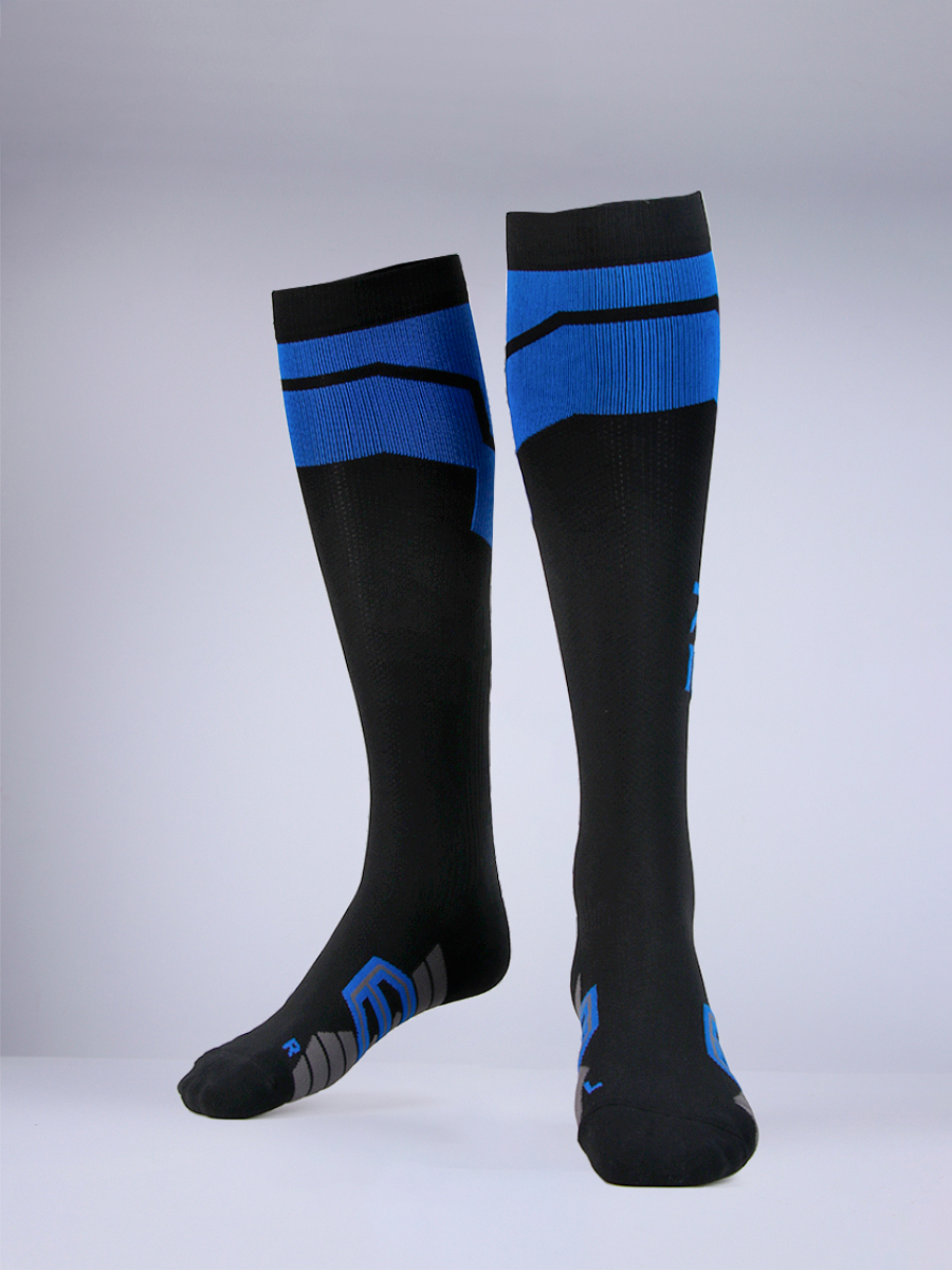 Носки компрессионные FN Compression Running Socks (Black/Blue)
