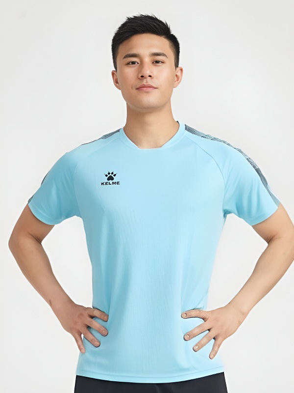 Футболка KELME Short Sleeve Training Suit Light Blue