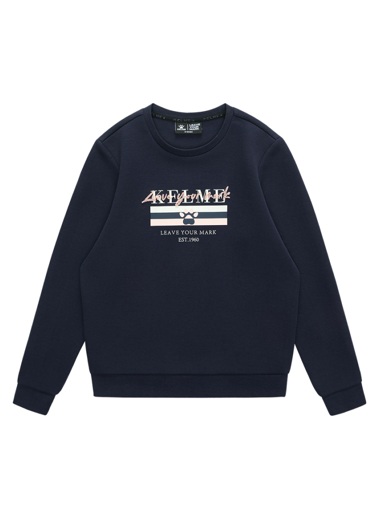 Свитшот KELME Round Neck Sweater Blue