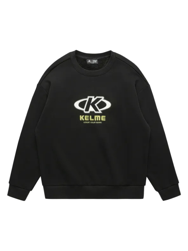 Свитшот KELME Fleece Crew Neck Sweatshirt Black