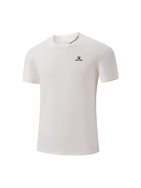 Футболка KELME Crew Neck Short-sleeved T-shirt Beige