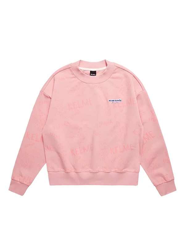 Свитшот KELME Round Neck Sweater Pink