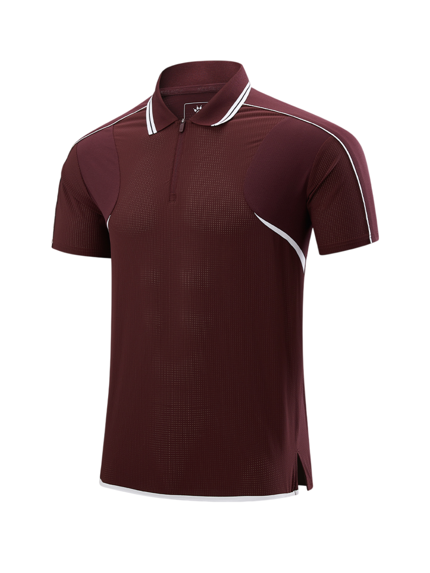 Футболка KELME Short-sleeved Polo Shirt Burgundy