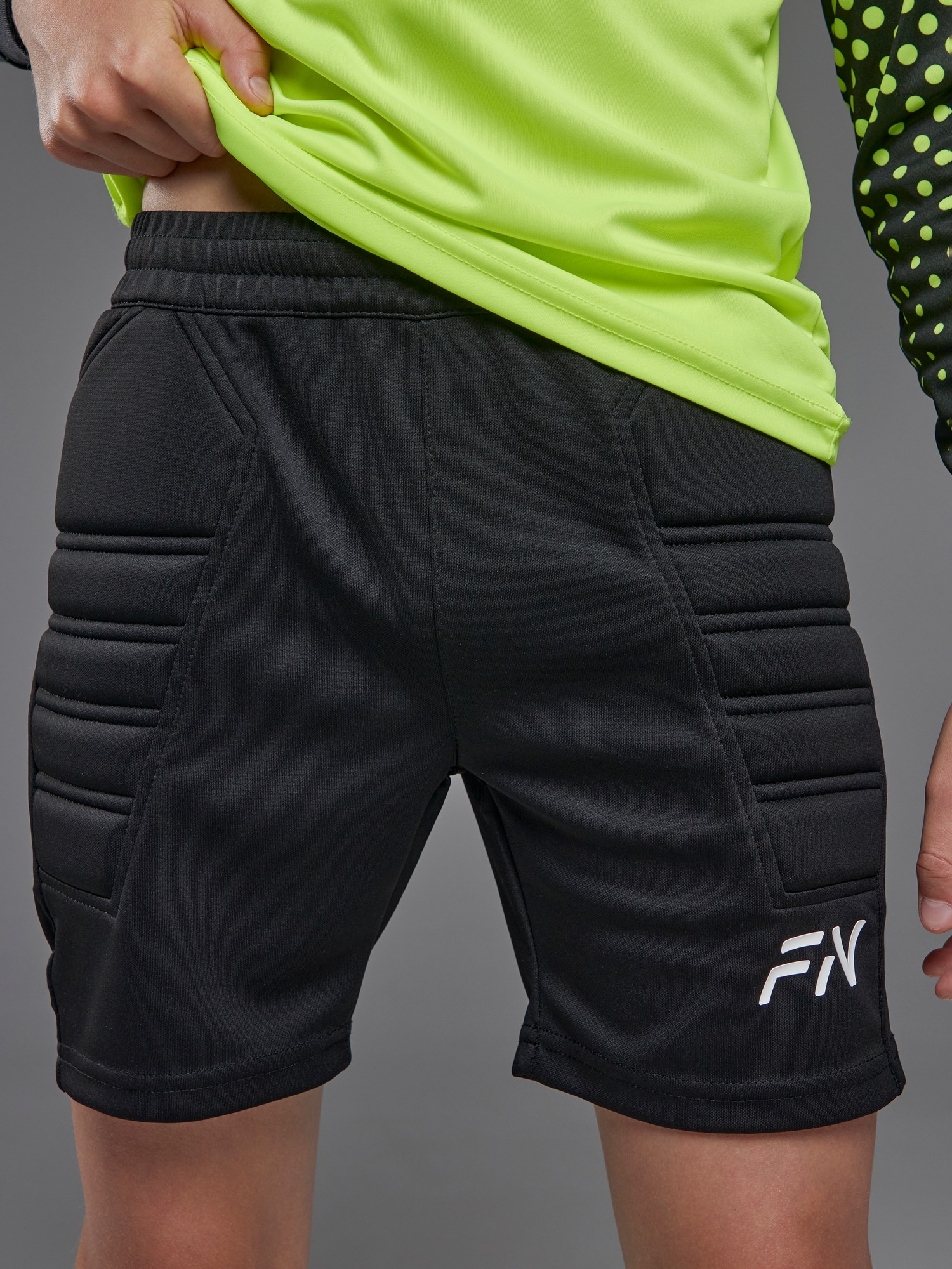 Детские вратарские шорты FN Goalkeeper Shorts Kids Black