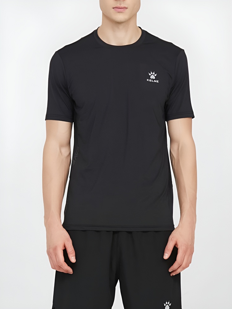 Футболка KELME Round Neck Short Sleeve T-Shirt Black