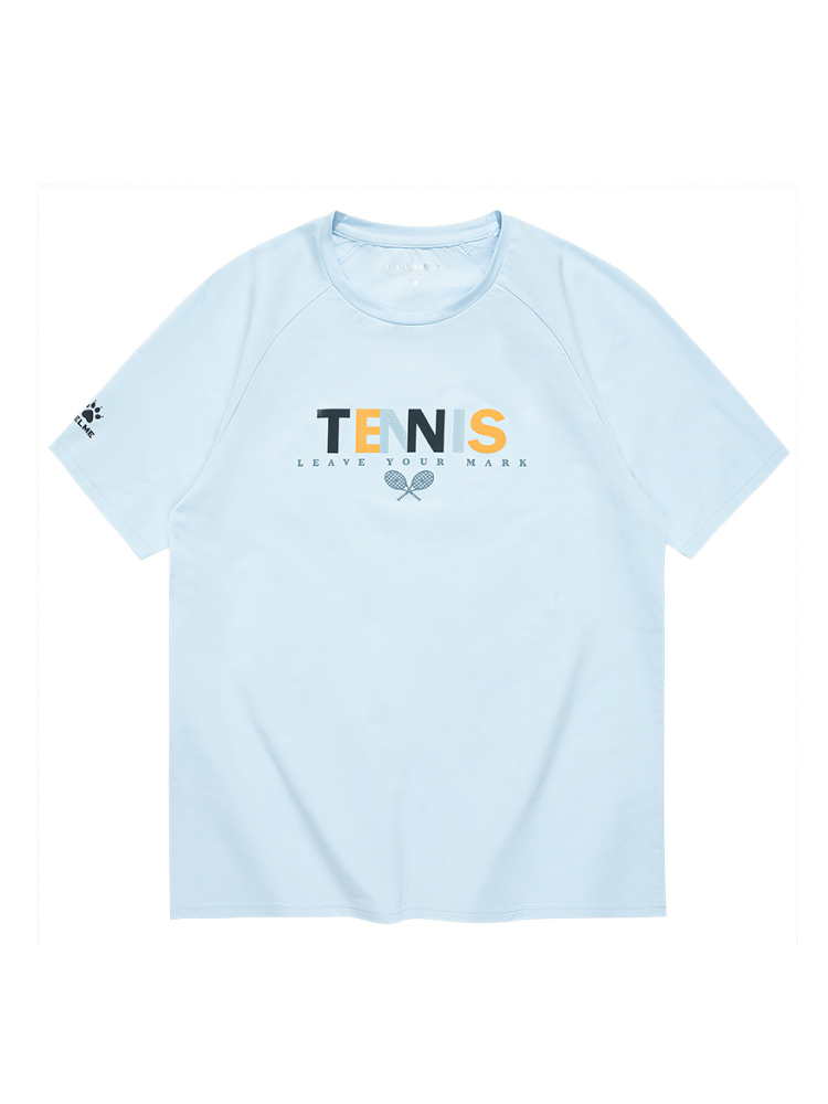 Футболка KELME Round Neck Short Sleeve T-Shirt Light Blue
