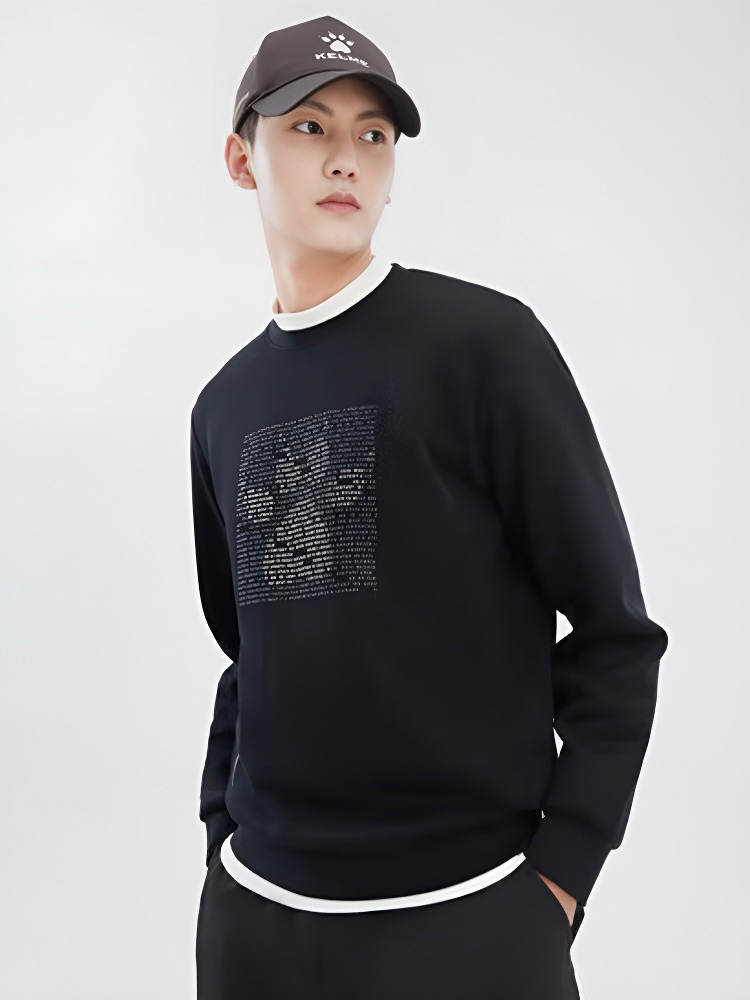 Свитшот KELME Round Neck Sweater Black