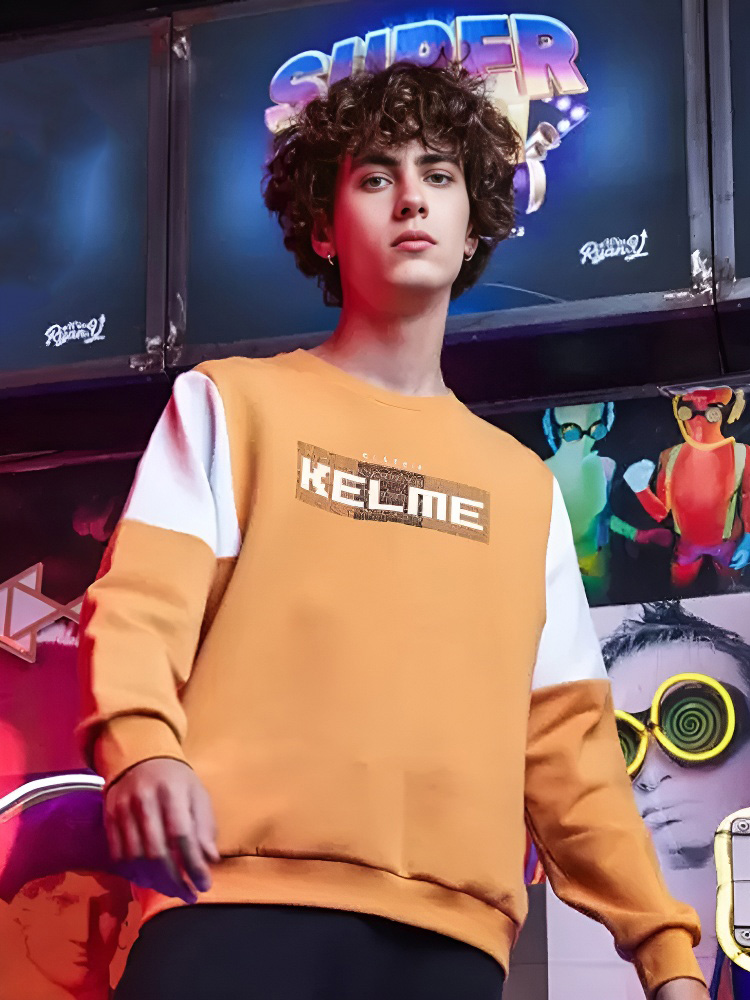 Свитшот KELME Round Neck Sweater Orange