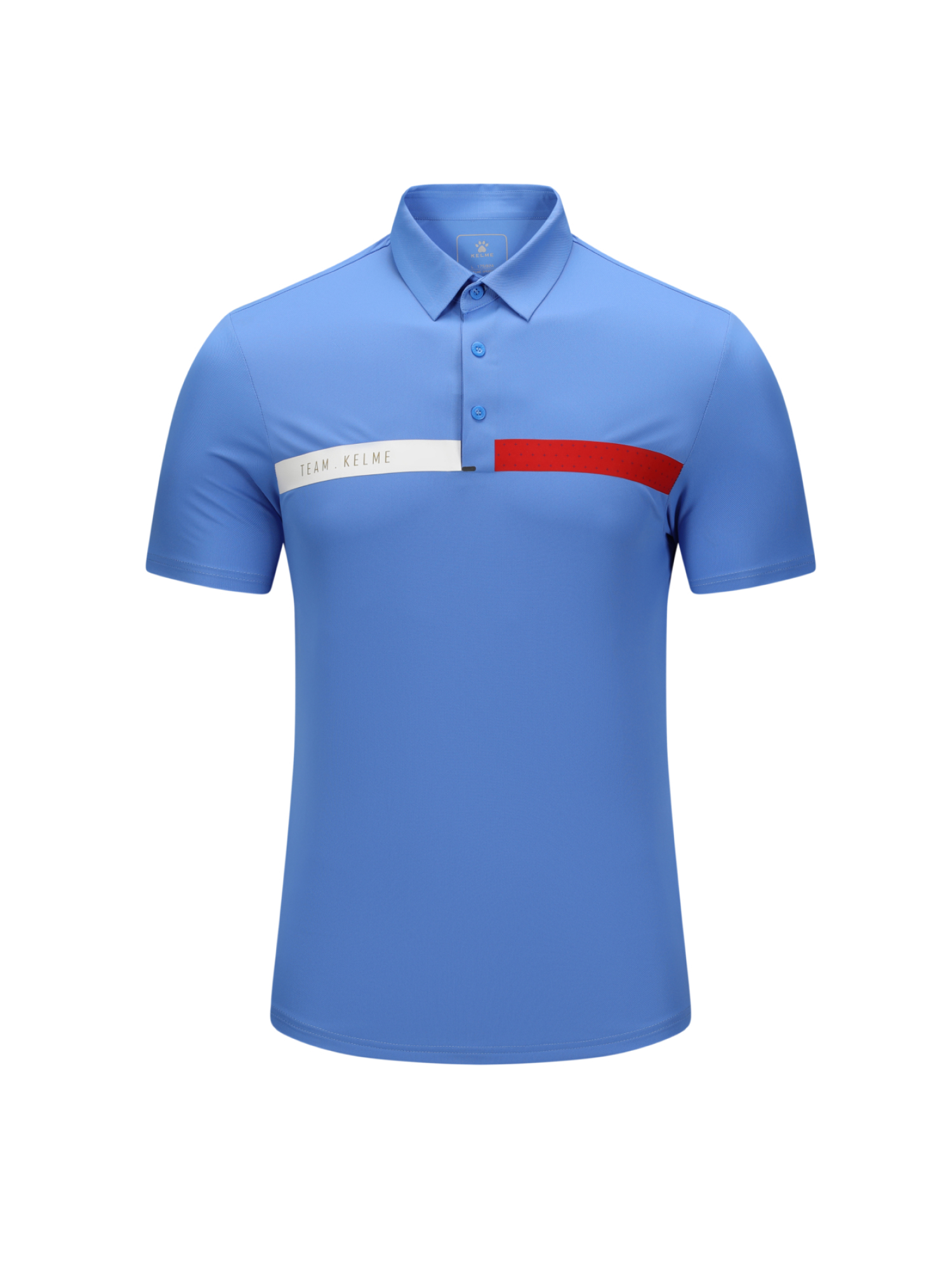 Футболка KELME Short Sleeve Polo Shirt Blue