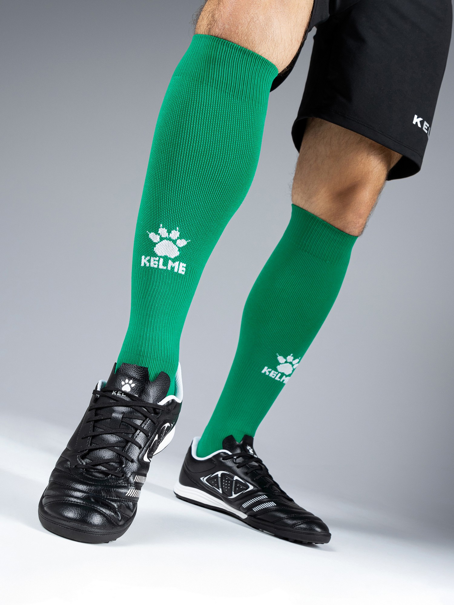 Гетры KELME Elastic Mid-Calf Football Sock Green