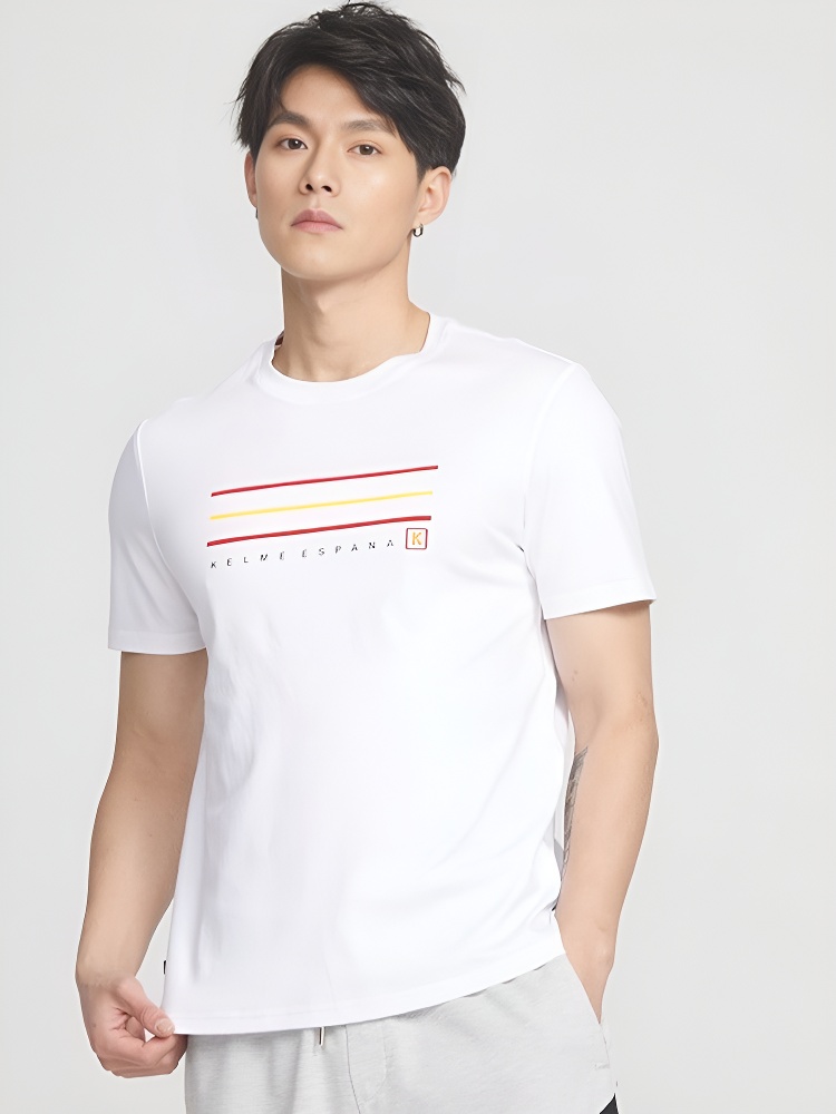 Футболка KELME Round Neck Short Sleeve T-Shirt White
